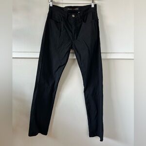 Point Zero Black Textured Pants